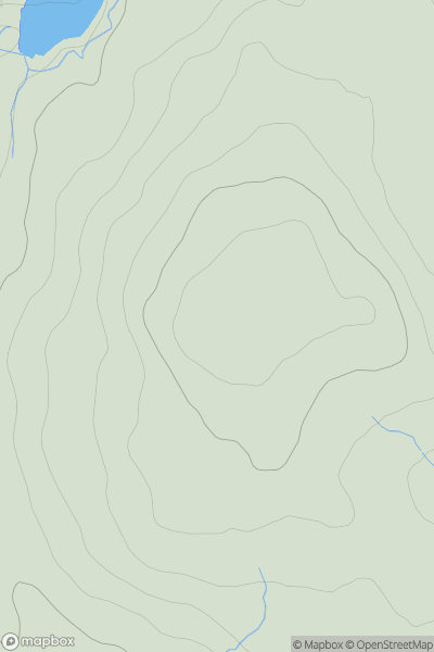 Thumbnail image for Stone Hill [Central Scotland from Dumbarton to Montrose] showing contour plot for surrounding peak